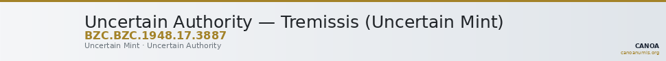 Uncertain Authority — Tremissis (Uncertain Mint) — CANOA