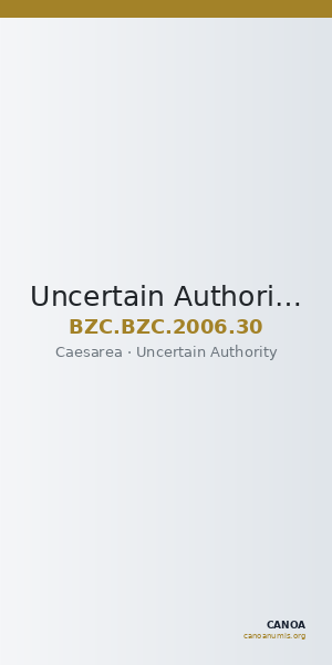 Uncertain Authority — Twelve Nummi (Caesarea) — CANOA