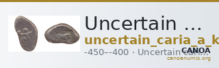Uncertain Carian mint A Konuk 2007 M32 — CANOA
