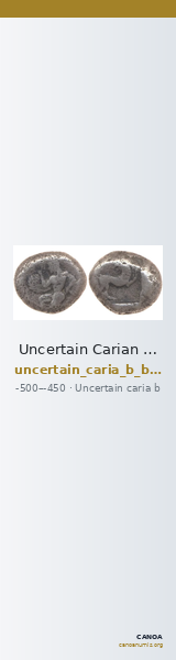 Uncertain Carian mint B British Museum 1977.6.1.1 — CANOA
