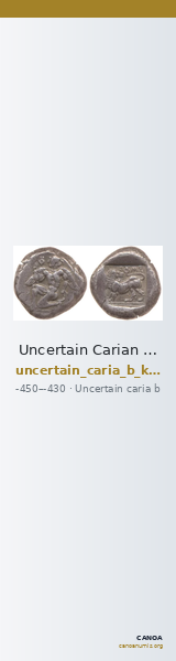 Uncertain Carian mint B Konuk 2007 M33-6 — CANOA