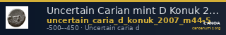 Uncertain Carian mint D Konuk 2007 M44-5 — CANOA