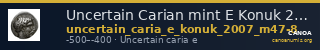 Uncertain Carian mint E Konuk 2007 M47-8 — CANOA