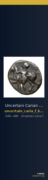 Uncertain Carian mint F Konuk 2007 M50 — CANOA