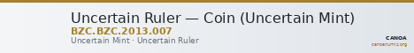 Uncertain Ruler — Coin (Uncertain Mint) — CANOA