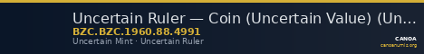 Uncertain Ruler — Coin (Uncertain Value) (Uncertain Mint) — CANOA