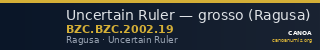 Uncertain Ruler — grosso (Ragusa) — CANOA