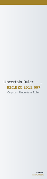 Uncertain Ruler — Tetarteron Noummion (Cyprus) — CANOA