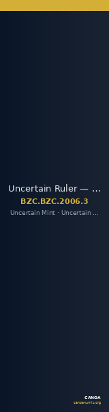Uncertain Ruler — Token (Uncertain Mint) — CANOA