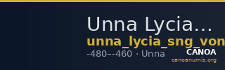 Unna Lycia SNG von Aulock 4111 — CANOA