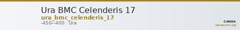 Ura BMC Celenderis 17 — CANOA