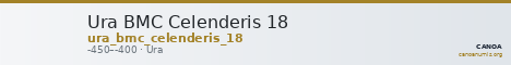 Ura BMC Celenderis 18 — CANOA