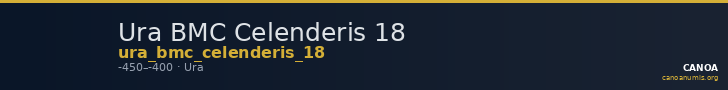Ura BMC Celenderis 18 — CANOA