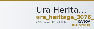 Ura Heritage 3076 (2019) 30183 — CANOA