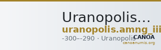Uranopolis AMNG III.2 1-2 — CANOA