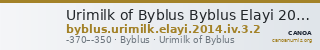 Urimilk of Byblus Byblus Elayi 2014 IV.3.2 — CANOA