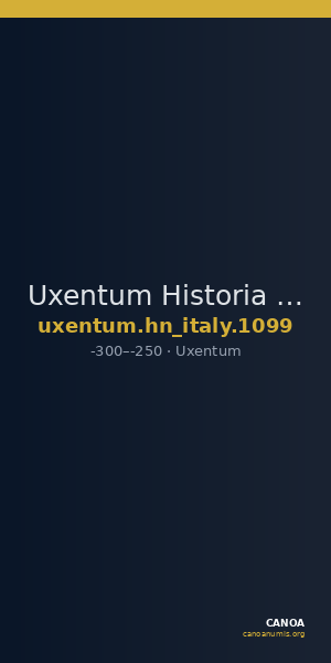 Uxentum Historia Numorum Italy 1099 — CANOA