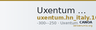 Uxentum Historia Numorum Italy 1099 — CANOA