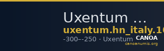 Uxentum Historia Numorum Italy 1099 — CANOA