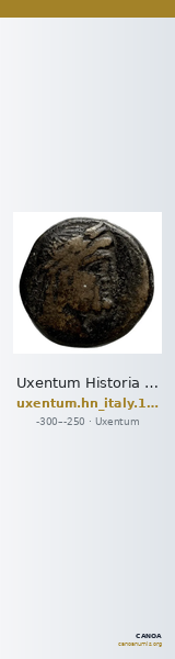 Uxentum Historia Numorum Italy 1104 — CANOA