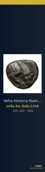 Velia Historia Numorum Italy 1259 — CANOA