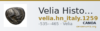 Velia Historia Numorum Italy 1259 — CANOA