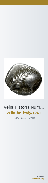 Velia Historia Numorum Italy 1261 — CANOA