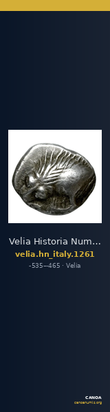 Velia Historia Numorum Italy 1261 — CANOA