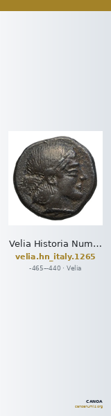 Velia Historia Numorum Italy 1265 — CANOA