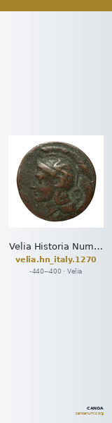 Velia Historia Numorum Italy 1270 — CANOA