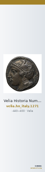Velia Historia Numorum Italy 1271 — CANOA