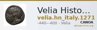 Velia Historia Numorum Italy 1271 — CANOA