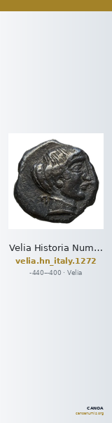 Velia Historia Numorum Italy 1272 — CANOA