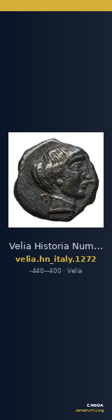 Velia Historia Numorum Italy 1272 — CANOA