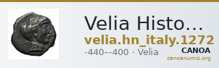 Velia Historia Numorum Italy 1272 — CANOA