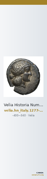 Velia Historia Numorum Italy 1277-8 — CANOA