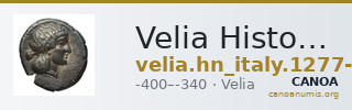 Velia Historia Numorum Italy 1277-8 — CANOA
