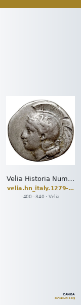 Velia Historia Numorum Italy 1279-82 — CANOA