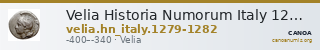 Velia Historia Numorum Italy 1279-82 — CANOA