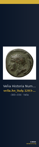 Velia Historia Numorum Italy 1283-7 — CANOA