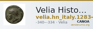 Velia Historia Numorum Italy 1283-7 — CANOA
