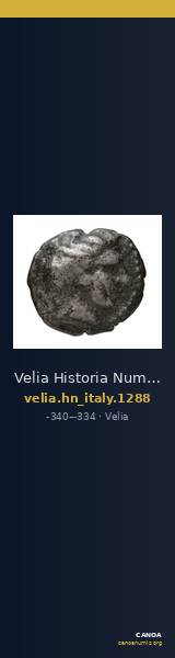 Velia Historia Numorum Italy 1288 — CANOA