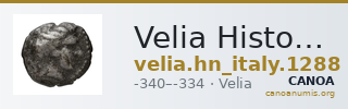 Velia Historia Numorum Italy 1288 — CANOA