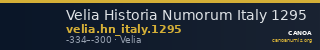 Velia Historia Numorum Italy 1295 — CANOA