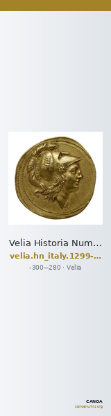 Velia Historia Numorum Italy 1299-1312 — CANOA