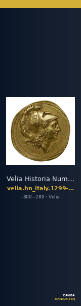 Velia Historia Numorum Italy 1299-1312 — CANOA