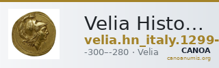 Velia Historia Numorum Italy 1299-1312 — CANOA