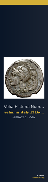 Velia Historia Numorum Italy 1316-7 — CANOA