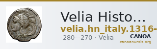 Velia Historia Numorum Italy 1316-7 — CANOA