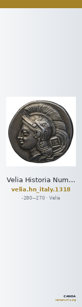 Velia Historia Numorum Italy 1318 — CANOA